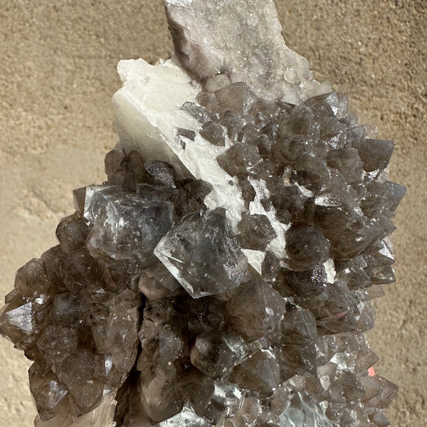 Smokey Quartz Fluorite Crystal-ToShay.org