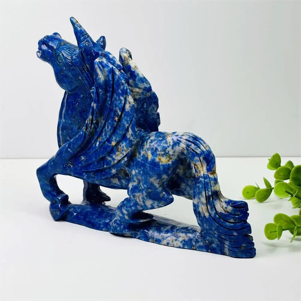 Blue Lapis Lazuli Unicorn-ToShay.org
