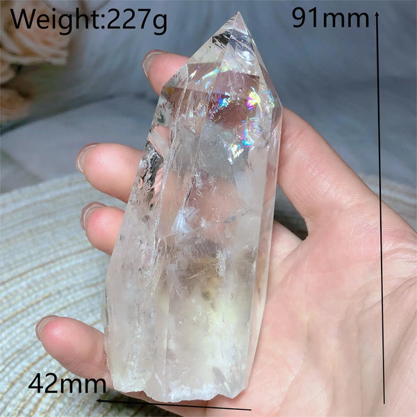 Clear Rainbow Quartz Point-ToShay.org