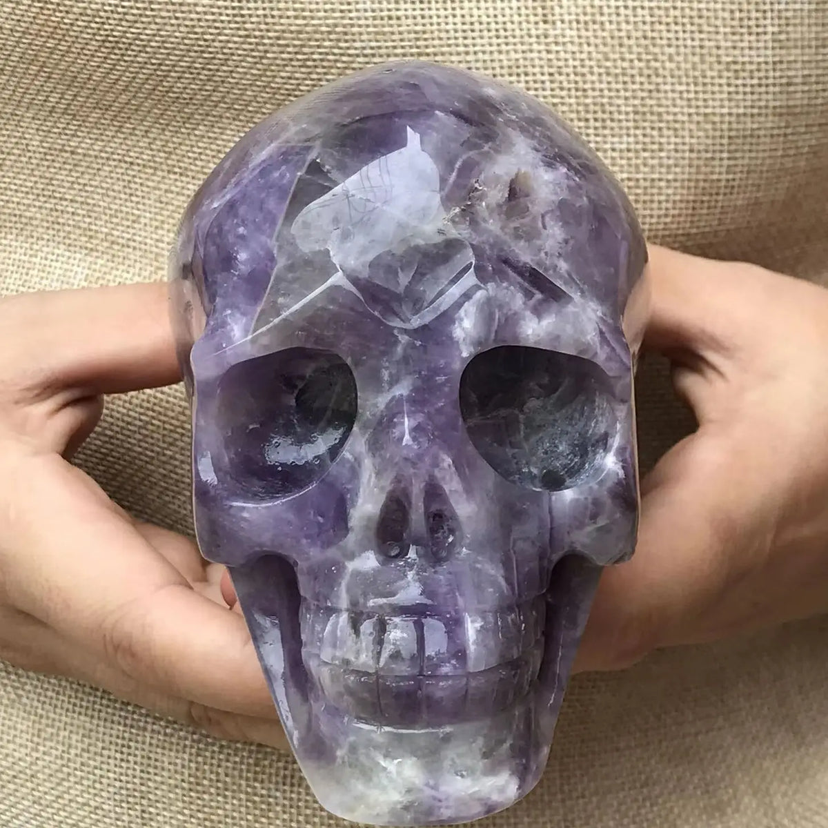 Purple Dream Amethyst Skull-ToShay.org