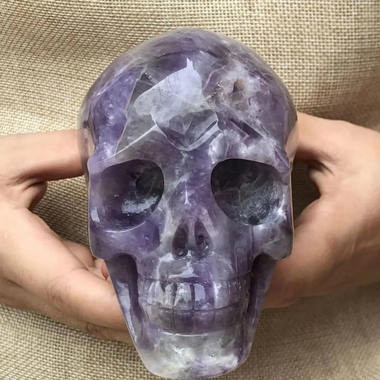 Purple Dream Amethyst Skull-ToShay.org