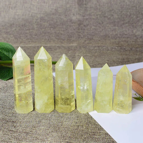 Yellow Citrine Crystal Point-ToShay.org
