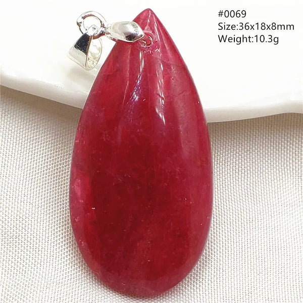 Red Rhodonite Pendant-ToShay.org