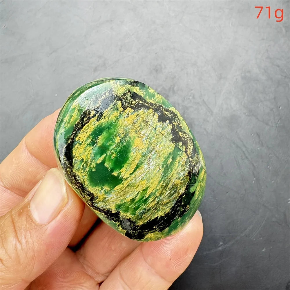 Green Verdite Palm Stone-ToShay.org
