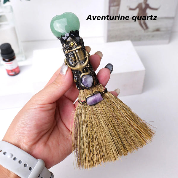 Mixed Crystal Heart Broom-ToShay.org