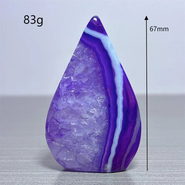 Violet Agate Torch-ToShay.org