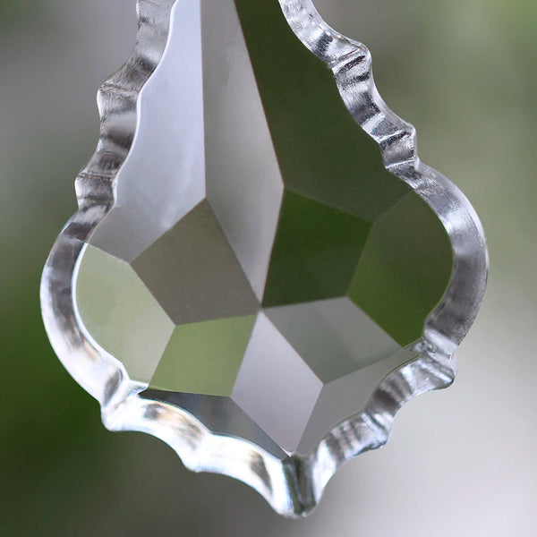 Clear Crystal Maple Leaf Pendant-ToShay.org
