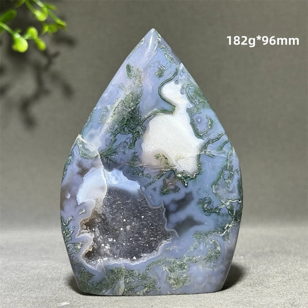 Green Aquatic Agate Torch-ToShay.org