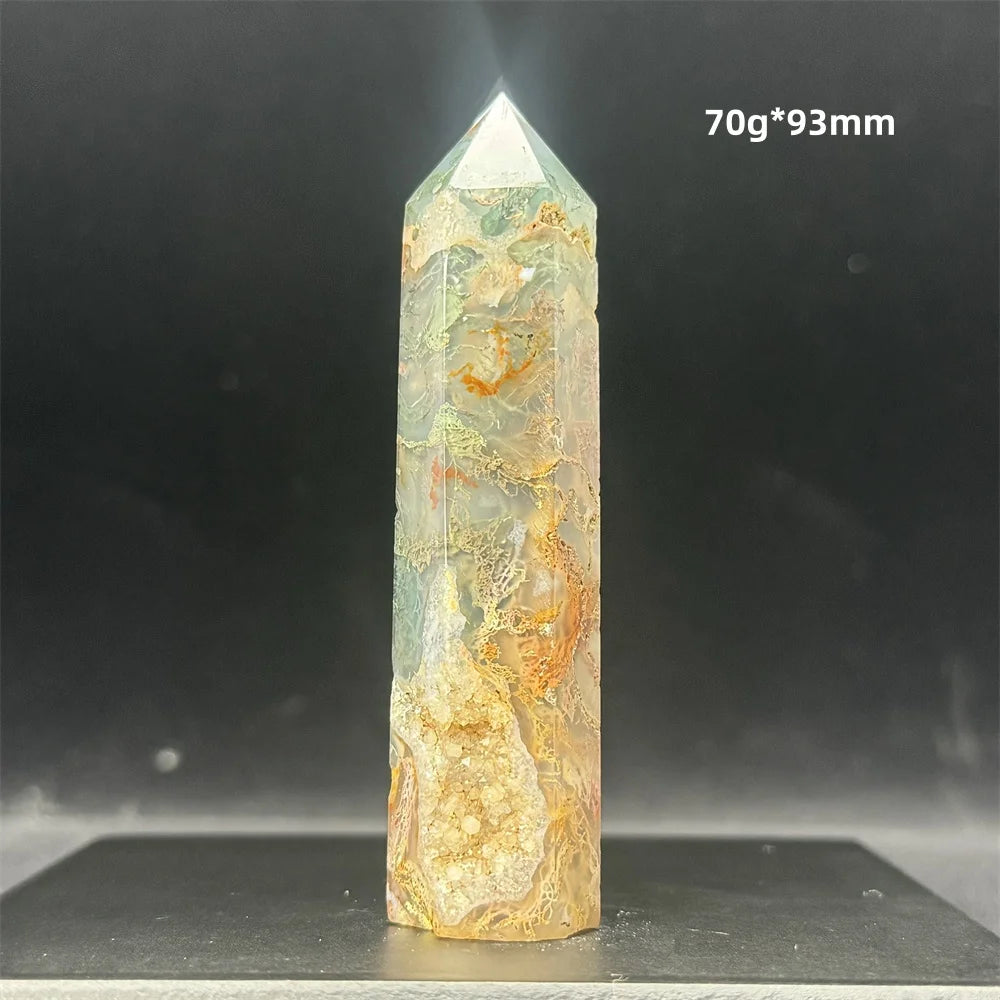 Red Moss Agate Point-ToShay.org