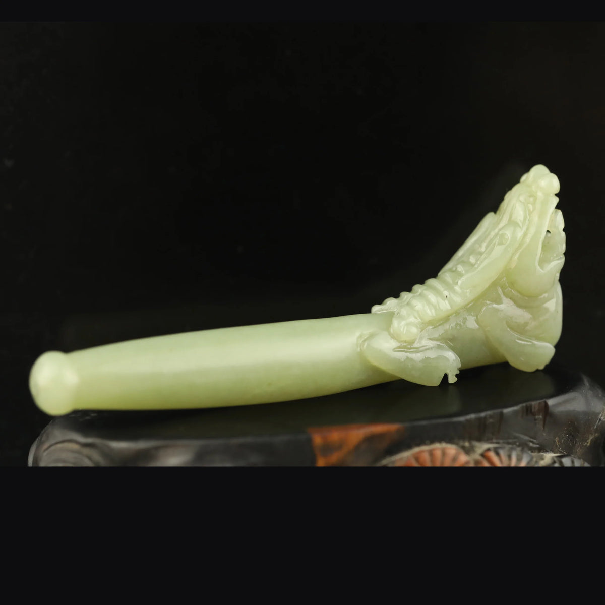 Green Jade Dragon Pipe-ToShay.org