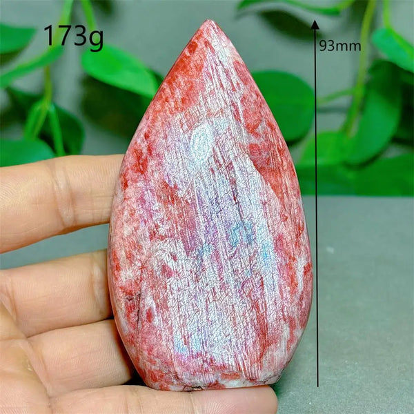 Red Moonstone Crystal Flame-ToShay.org