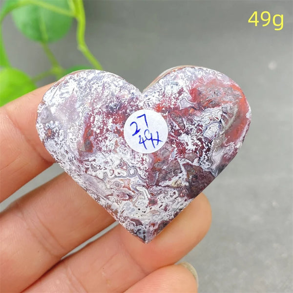 Red Agate Heart-ToShay.org