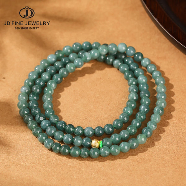 Green Jadeite Bead Bracelet-ToShay.org