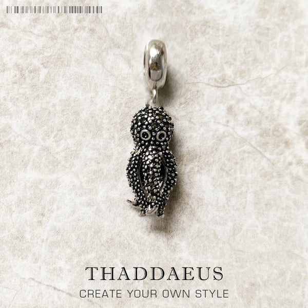 Silver Octopus Charm-ToShay.org