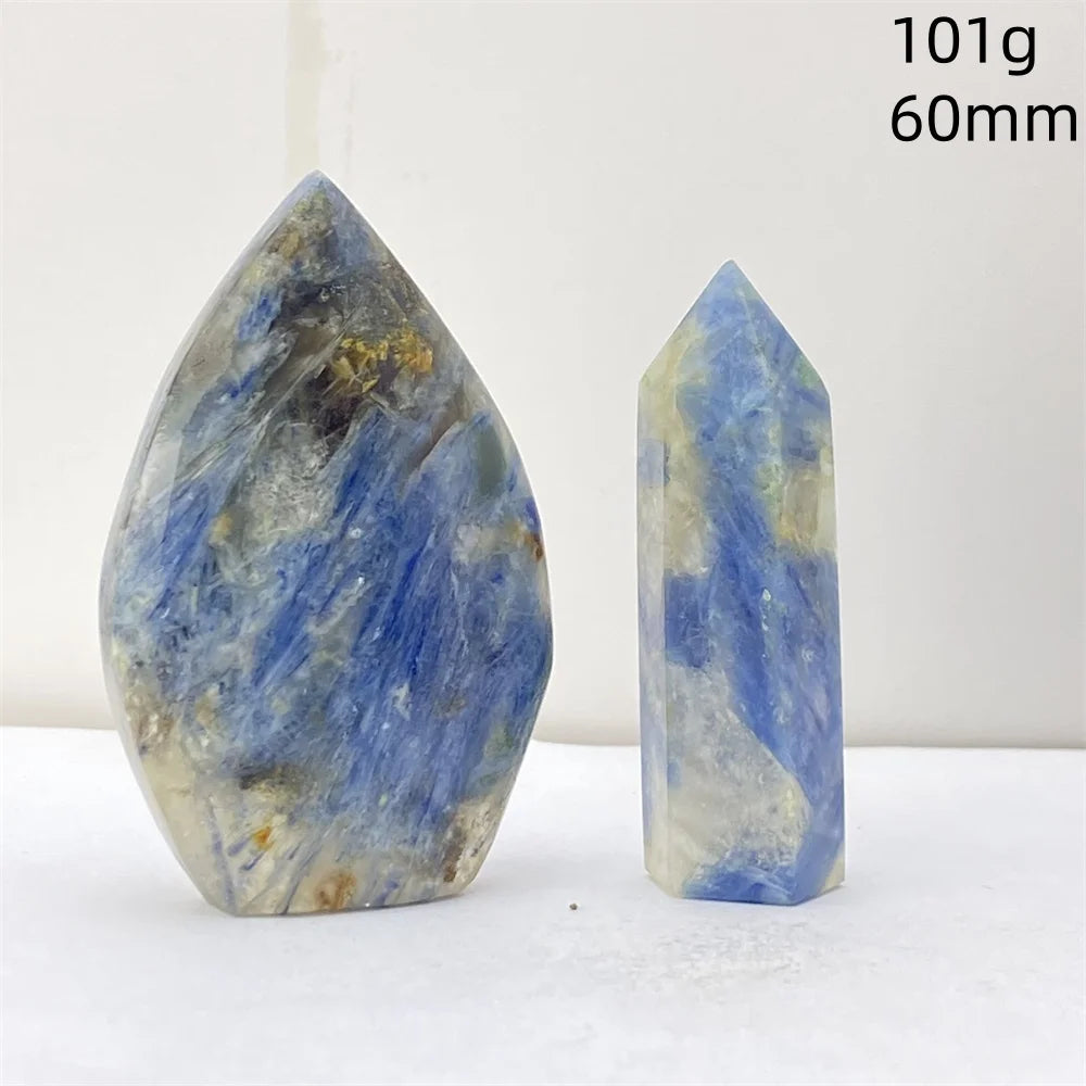 Blue Kyanite Crystal Torch-ToShay.org