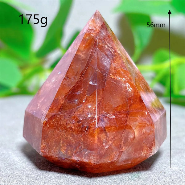 Red Fire Quartz Diamond Tower-ToShay.org