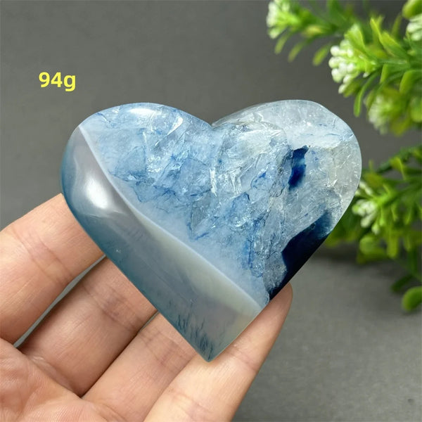 Blue Agate Heart-ToShay.org
