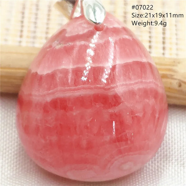 Red Rhodochrosite Pendant-ToShay.org