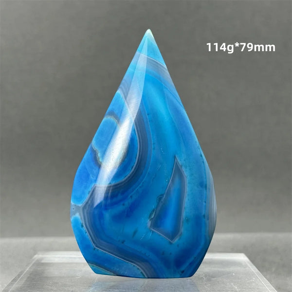 Blue Agate Torch-ToShay.org