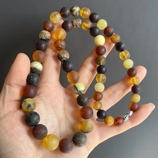 Yellow Amber Bead Bracelets-ToShay.org
