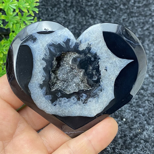 Black Agate Geode-ToShay.org