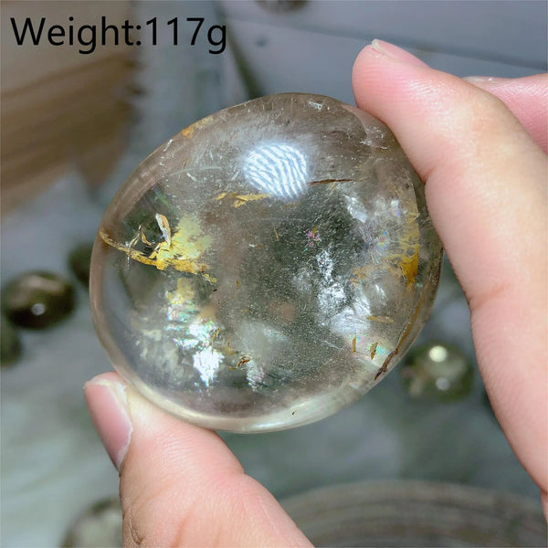 Smokey Quartz Palm Stones-ToShay.org
