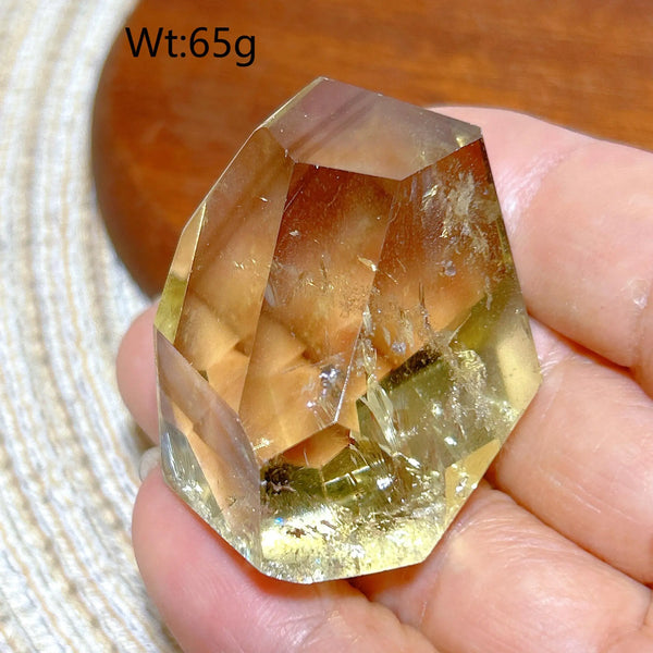 Yellow Smokey Citrine Crystal-ToShay.org