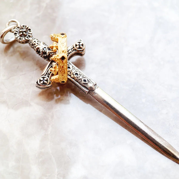 Silver Sword Pendant-ToShay.org