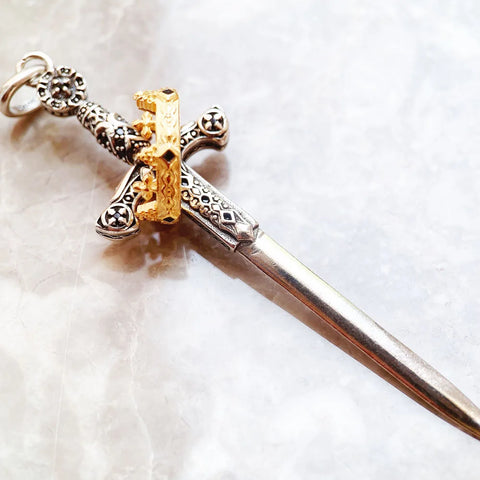 Silver Sword Pendant-ToShay.org