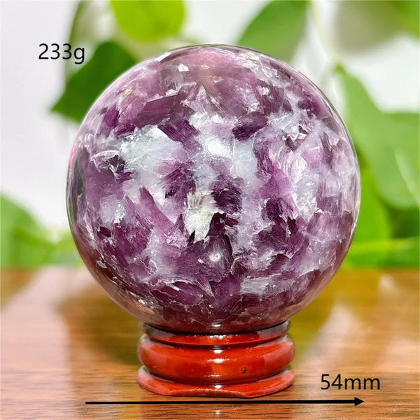 Purple Lepidolite Ball-ToShay.org