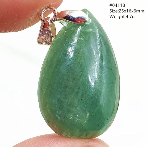 Green Kyanite Pendant-ToShay.org