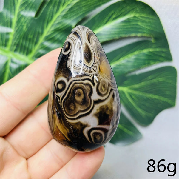 Red Agate Palm Stones-ToShay.org