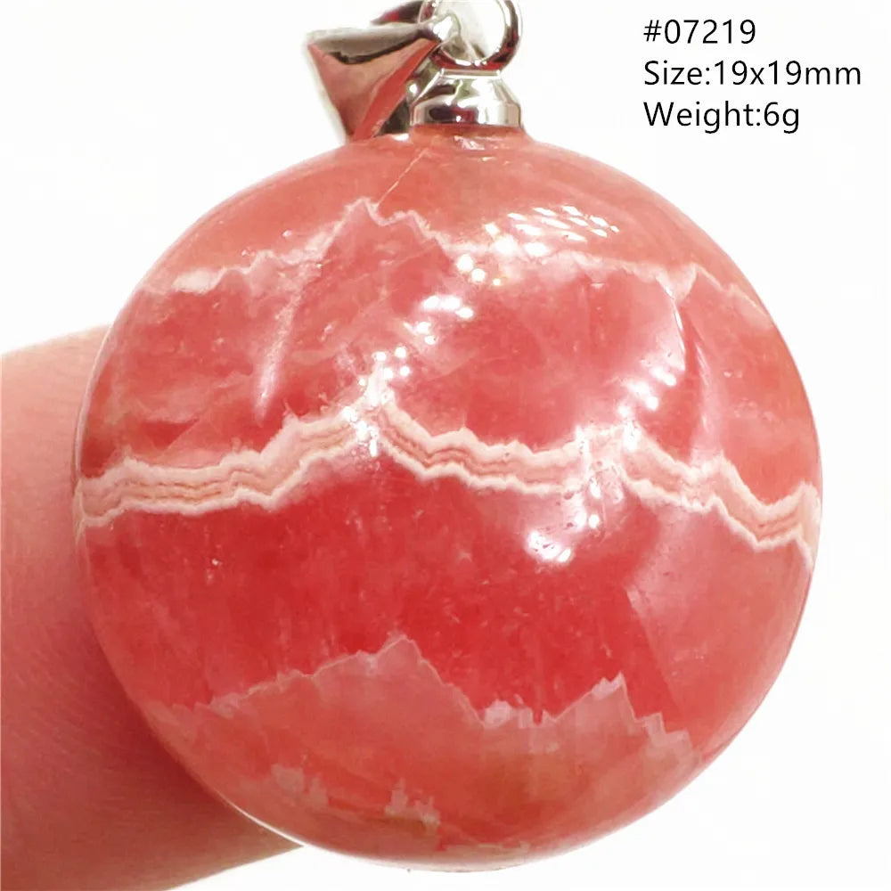 Red Rhodochrosite Pendant-ToShay.org