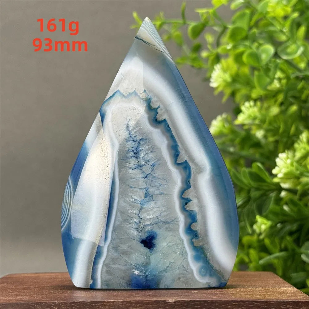 Blue Agate Torch-ToShay.org