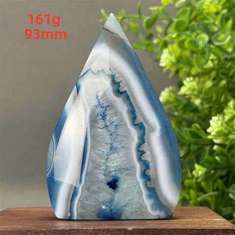 Blue Agate Torch-ToShay.org