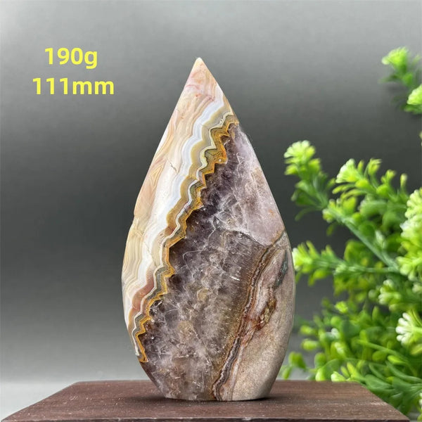 Purple Amethyst Agate Torch-ToShay.org