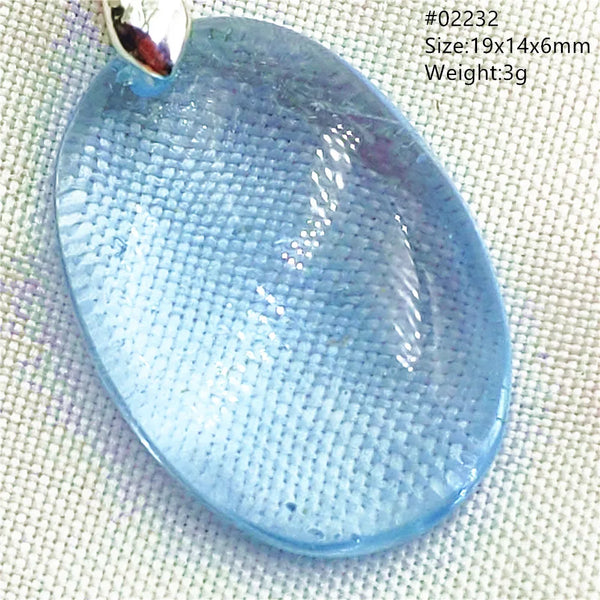 Blue Topaz Crystal Pendant-ToShay.org