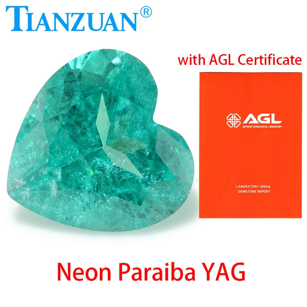 Blue Paraiba Heart-ToShay.org