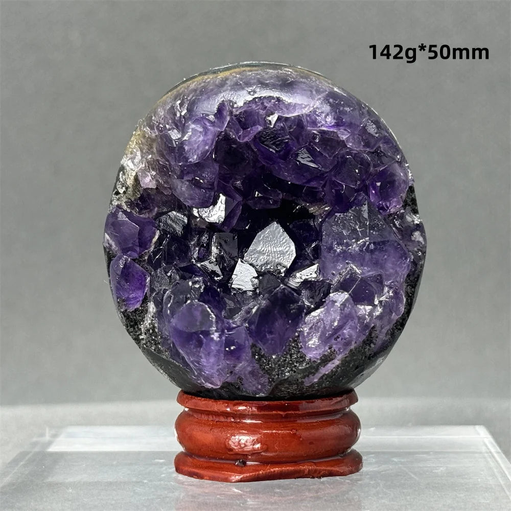 Purple Amethyst Cluster Ball-ToShay.org