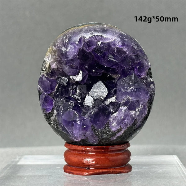 Purple Amethyst Cluster Ball-ToShay.org