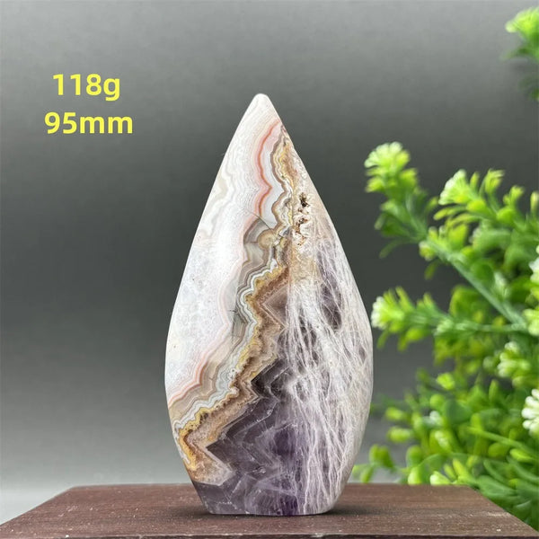 Purple Amethyst Agate Torch-ToShay.org
