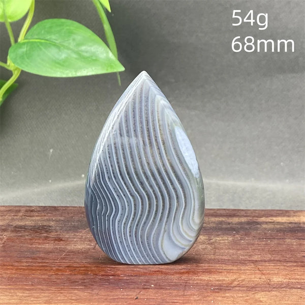 Black Silk Striped Agate Torch-ToShay.org