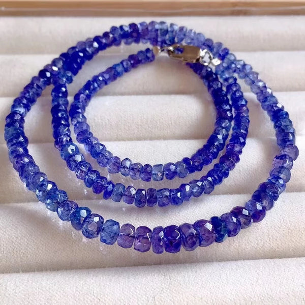 Blue Tanzanite Abacus Beads-ToShay.org