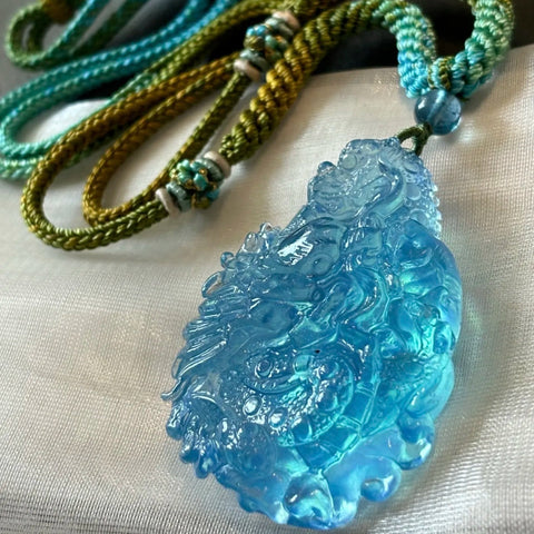 Blue Aquamarine Dragon-ToShay.org