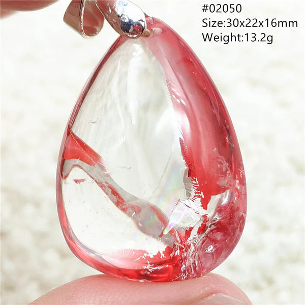 Red Limonite Quartz Pendant-ToShay.org