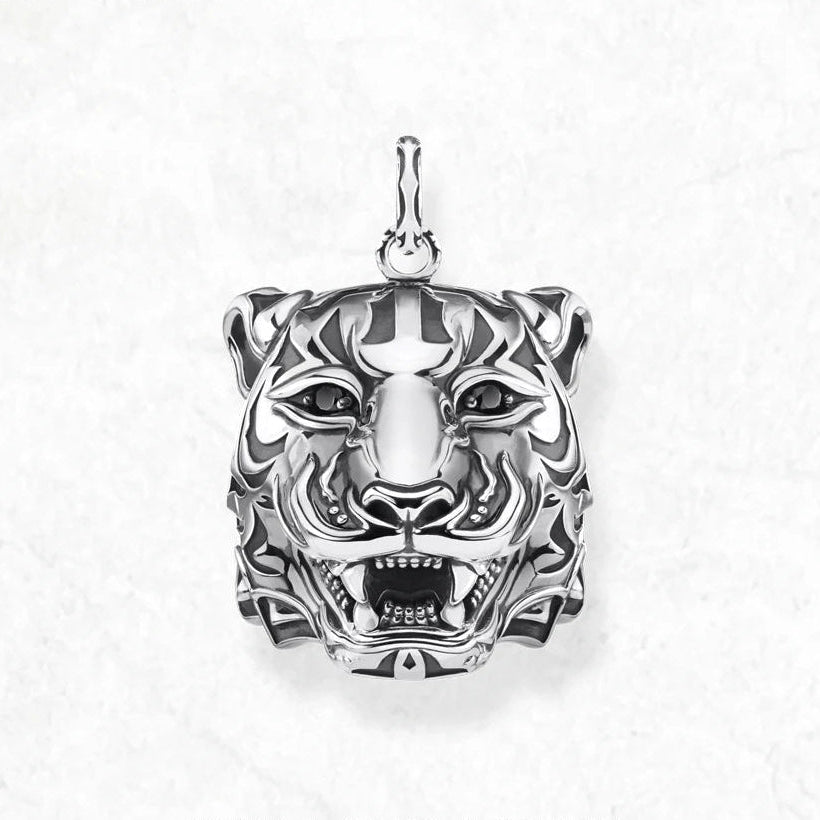 Silver Tiger Pendant-ToShay.org