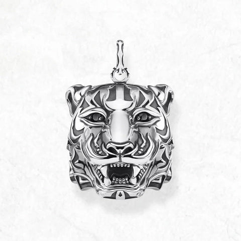 Silver Tiger Pendant-ToShay.org