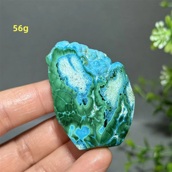 Green Peacock Rough Stone-ToShay.org