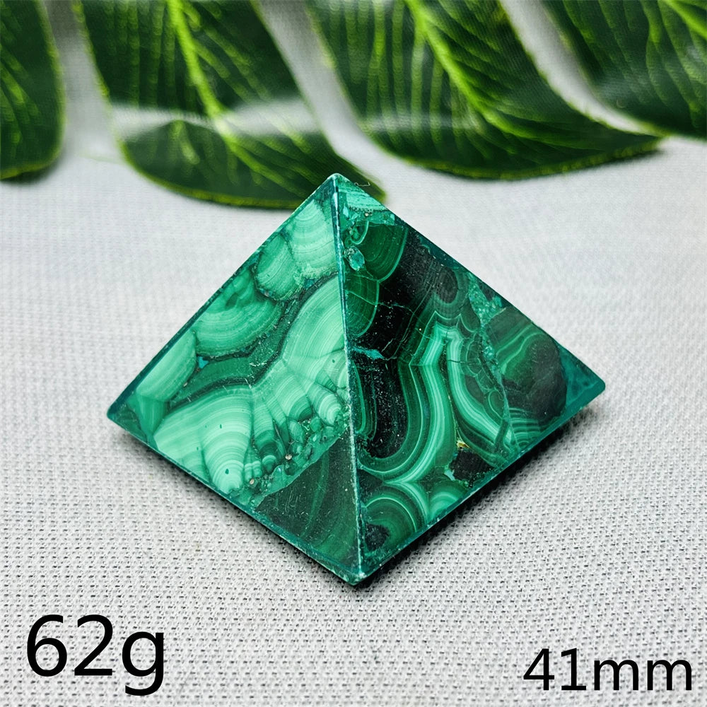 Green Malachite Pyramid-ToShay.org