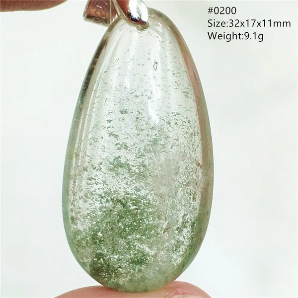 Green Phantom Quartz Pendant-ToShay.org